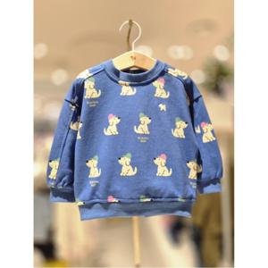 블루독베이비 10 25FW가을신상 (NY)도기루즈핏스웨트셔츠B (45A1433402)