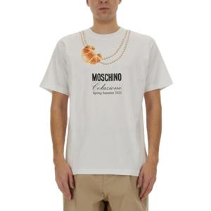 모스키노 반팔 티셔츠 07070241 1001 White