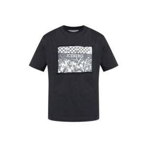 아이스버그 로고 프린트 티셔츠 25II1P0F02B9000 6325 TP946306762