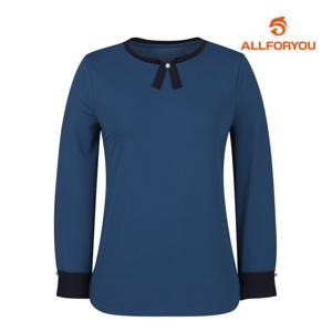 [올포유] 여성 배색 진주 장식 티셔츠 ALTRL2351-904_G