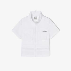M 뉴발란스자켓 RQK NBNAF2W422-10 WOMEN 경량 스트링 반팔 우븐자켓