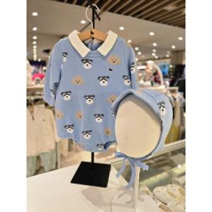 [블루독베이비] 25 FW(BL)도기 프렌즈 바디수트(45A1360401)출산 백일 돌 선물 조카 유아 아가옷 우주복 (4