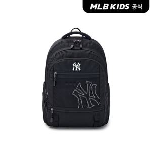 [MLB키즈 공식] 25N 베이직 3LAYER 메쉬 포켓 책가방 NY (Black) 7ABKB065N-50BKS