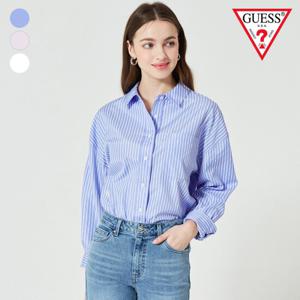 [게스(진)]여성 스트라이프 셔츠 OO1W2270