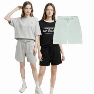 [행텐][모다춘천]여성 소프트 와이드 하프팬츠 10520-137-442-07