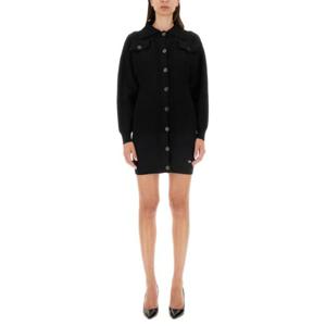 모스키노 미디 원피스 04938702 0555 BLACK