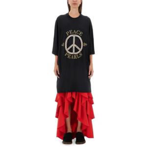 모스키노 미디 원피스 04305442 3555 BLACK