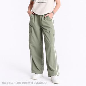 [더데이걸]썸머 힙해 두줄 카고 팬츠 TGTA25501 [모다아울렛 남