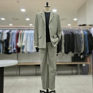 [레노마 옴므]24SS 오버핏 바스락 셋업 RQBMCJ53CP53A 카키S95