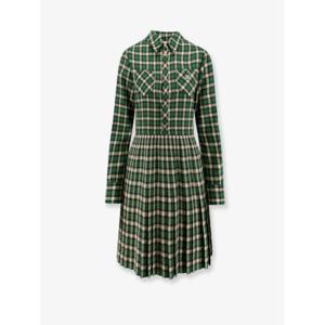 [CELINE] 라프리마 여성 원피스 타탄 울 미니 RR0CE0231 GAF1 EMERALD/CHALK/YELLOW /12