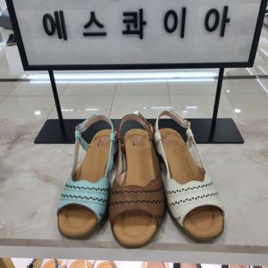 [에스콰이아][모다아울렛]에스콰이아 여성4cm 샌들 PFEMSD632
