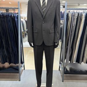 [레노마 옴므]S/S 다크그레이 울혼방 스판 오버핏 정장 QAMSJ31