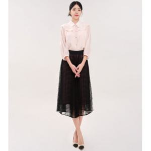 [미니멈]스팽글 플리츠샤 스커트(MYCGWS8120 BK)