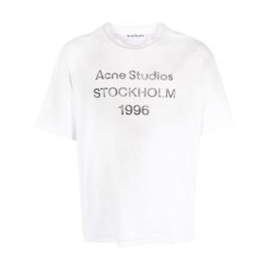 아크네 스튜디오 반팔 티셔츠 CL0196 TSHI000013DC6 White