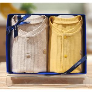 압소바 HK(아가내의2종)베이지 머타 골지슬림내의 세트(25FW) (A2D10386A)