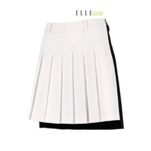 [엘르골프]23 여성 여름 중기장 플리츠 스커트 6J41802-100