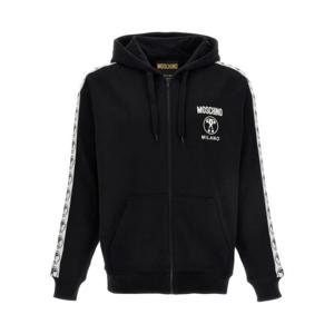 모스키노 후드 티셔츠 A172470281555 White Black
