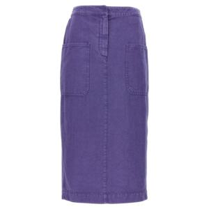 막스마라 미디 스커트 CARDIFF011 Purple