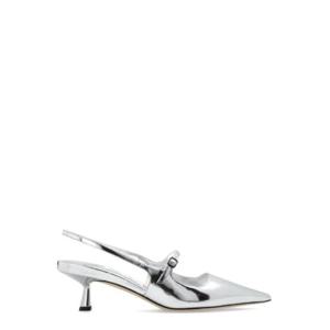Jimmy Choo 디디 45 포인티드 토 슬링백 펌프스 DIDI45QUIQUI SILVER TP934615535