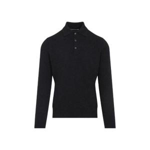 Brunello Cucinelli 긴팔 니트 폴로셔츠 M2200295 CJB82CARBONE TP946496271