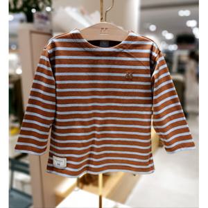(밍크뮤10) 25가을겨울 신상 (BR)베이직스트라이프티셔츠 HK (35A14330044)