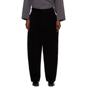 25 SS 까레라 여성 블랙 코듀로이 배기 슬랙스 252909F087007