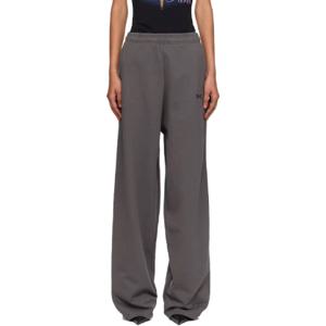 25 SS 베트멍 여성 그레이 박싱 로고 배기 팬츠 252669F086001