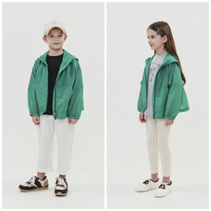 빈 BEEN 23년 SS BX15JP04GN 아동 그린 후드 바람막이PG