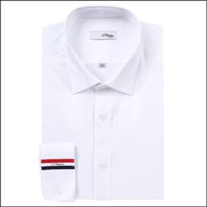 [듀퐁셔츠]SE4SM21LS307SWH슬림핏 긴팔 140수 듀퐁시그니처 삼색포인트 남자 와이셔츠