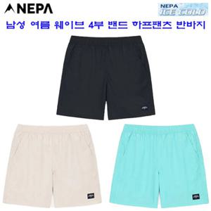 [네파][바지 팬츠 반바지]이준호팬츠(7K31761) 남성 웨이브 5부 하프 팬츠 반바지(물놀이겸용)