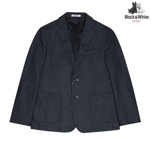 [블랙앤화이트] 남성 멜란지 아웃포켓 가을 자켓 0404GXMW_NAVY