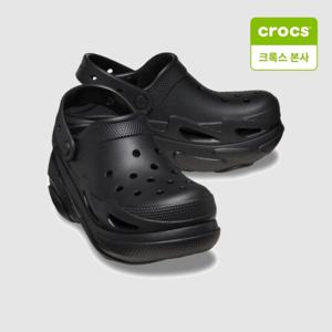 [크록스]남녀공용 버블 크러쉬 클로그 트리플 블랙 210061-0WC