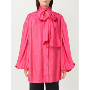 [BALMAIN] 여성 셔츠 인 실크 블렌드 BF0HT020SD08 4PK Fuchsia /6