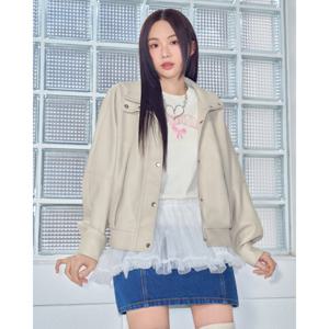 플라스틱아일랜드  하이넥 집업 점퍼 (PR2WZ362)