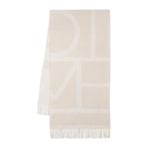 토템 모노그램 자카드 울 머플러 224-882-807 BONE MONOGRAM 95