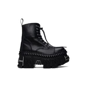 25 SS 베트멍 여성 블랙 New Rock 컴뱃 부츠 241669F113004