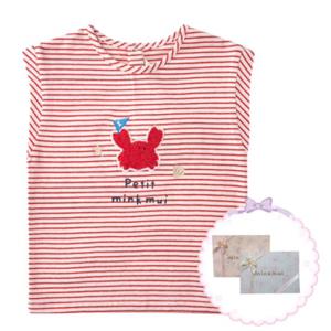 선물추천 [밍크뮤HP]25년S S(RD)크랩레터링민소매티셔츠 (35315-333-01)