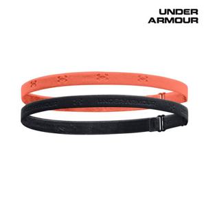 언더아머 여성 UA 어저스터블 미니 헤어밴드 2장 1376723-848.