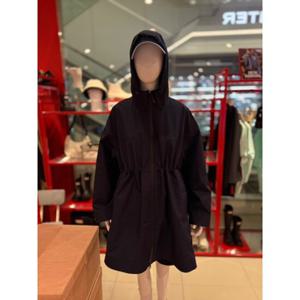 [Hunter][WOMEN] 워터프루프 클린 라이트웨이트 레인 재킷 다크네이비 - HCW0005AJZDNV