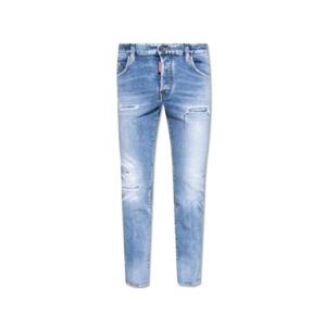 Dsquared2 미드라이즈 디스트레스드 스키니 진 S71LB1255S30664 470 TP935919836