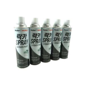 아트박스/오피스큐 락카 스프레이 흑색 420ml 1EA NAVI
