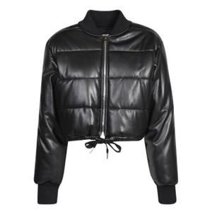 MSGM 크롭 퀼팅 재킷 3541MDH18237605 99 TP943395899