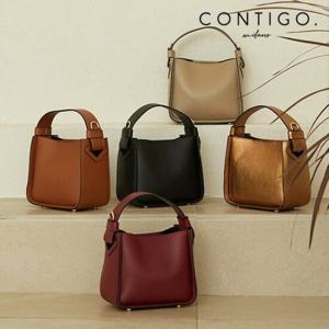 [콘티고][콘티고]Contigo 레더 브이백(V-bag) MADE IN ITALY (세