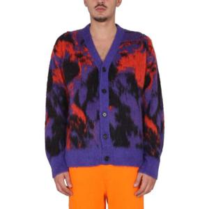 MSGM 추상 프린트 긴팔 가디건 3340MM140227573 74 TP944219290