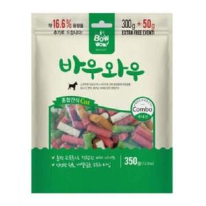 바우와우 혼합cut 350gx5개 강아지사료 강아지간식 강아지습식사료 강아지화식 애견간식 고양이간식 고양이사료