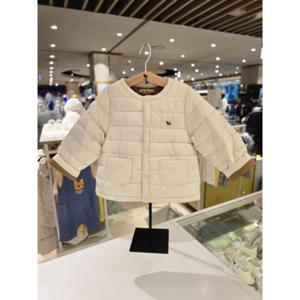 [블루독베이비] 25 FW(크림)윔라이트 경량 웰론 점퍼(45A1911301) 백일 돌 선물 간절기 조카 유아 공용 (45