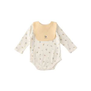 M밍크뮤D 25FW (YE)봉봉아일렛SET바디슈트 턱받이세트 (35A7004011)
