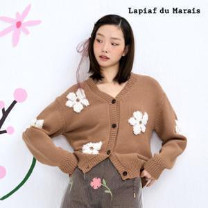 라삐아프 샬롯에디션 25FW 튜브얀 플라워 인타샤 가디건 1종