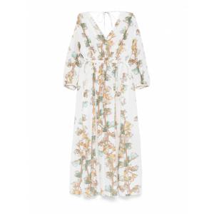 [PAUL SMITH] 라프리마 여성 맥시 플로럴 프린트 원피스 W1R659DP1110601 화이트 /8