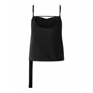[PINKO] 라프리마 여성 탑 탱크 조젯 앤 새틴 turkey 104684A2COZ99 블랙 /8